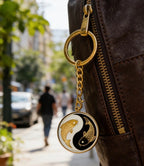 Porcelain key ring (Ying Yang) or "Personalise"