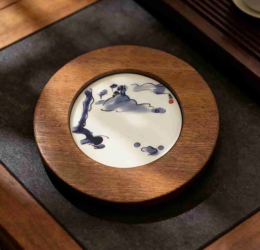 Wooden Porcelain Coasters