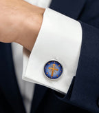 Porcelain Cufflinks (Cross) or "Personalise"