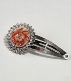 Porcelain hair brooch & ties